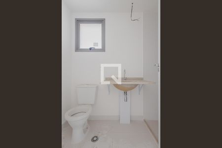 Banheiro de kitnet/studio para alugar com 1 quarto, 44m² em Pinheiros, São Paulo