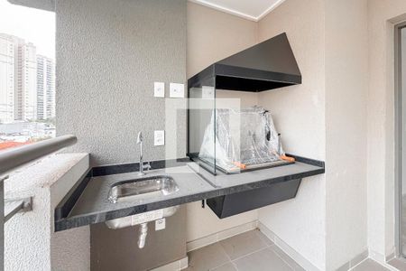 Varanda gourmet de apartamento à venda com 1 quarto, 46m² em Ipiranga, São Paulo