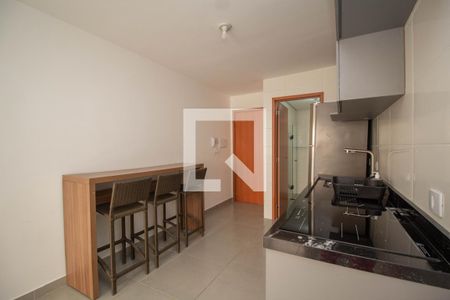 Cozinha de kitnet/studio para alugar com 1 quarto, 24m² em Vila Pirituba, São Paulo