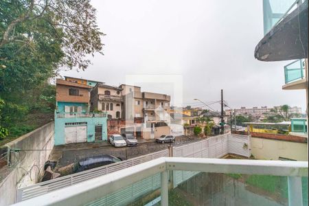 Varanda da Sala de casa de condomínio para alugar com 3 quartos, 123m² em Jardim Vila Rica, Santo André