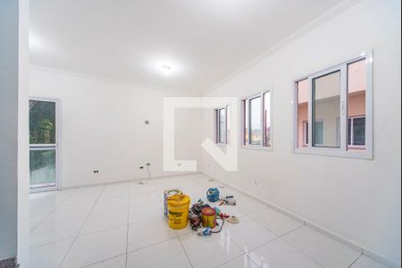Sala de casa de condomínio para alugar com 3 quartos, 123m² em Jardim Vila Rica, Santo André