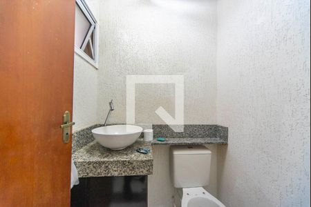 Lavabo de casa de condomínio para alugar com 3 quartos, 123m² em Jardim Vila Rica, Santo André