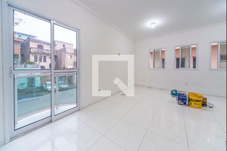 Sala de casa de condomínio para alugar com 3 quartos, 123m² em Jardim Vila Rica, Santo André