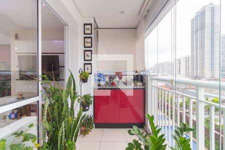 Varanda de apartamento à venda com 1 quarto, 46m² em Brás, São Paulo