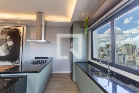 Área comum - Espaço Gourmet de kitnet/studio para alugar com 1 quarto, 30m² em Pompeia, São Paulo