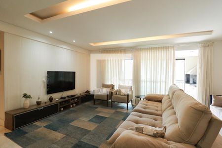 Sala de apartamento à venda com 3 quartos, 123m² em Chora Menino, São Paulo