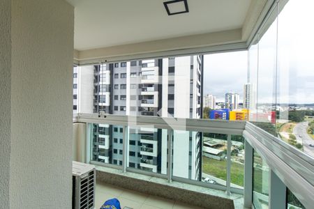 Varanda da Sala de apartamento para alugar com 2 quartos, 62m² em Cidade Industrial de Curitiba, Curitiba