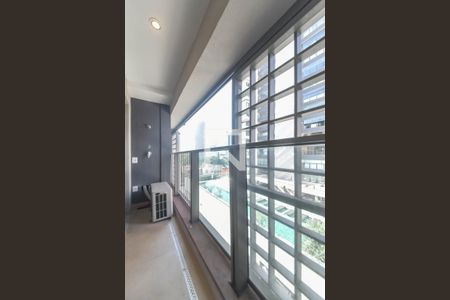 Varanda do Studio  de kitnet/studio à venda com 1 quarto, 24m² em Brooklin, São Paulo