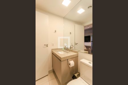 Banheiro de kitnet/studio à venda com 1 quarto, 24m² em Brooklin, São Paulo