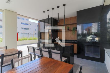 Área comum - Churrasqueira de kitnet/studio à venda com 1 quarto, 24m² em Brooklin, São Paulo