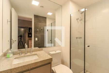 Banheiro de kitnet/studio à venda com 1 quarto, 24m² em Brooklin, São Paulo