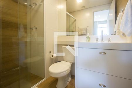 Banheiro  de apartamento à venda com 1 quarto, 55m² em Chácara Santo Antônio (zona Sul), São Paulo