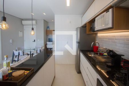 Cozinha de apartamento à venda com 1 quarto, 55m² em Chácara Santo Antônio (zona Sul), São Paulo