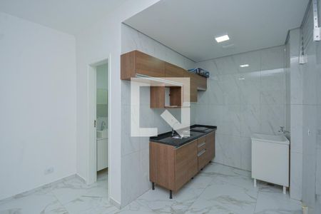Cozinha e Área de Serviço de apartamento à venda com 1 quarto, 26m² em Jardim Sabara, São Paulo