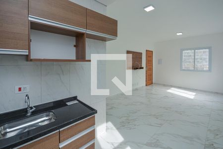 Cozinha e Área de Serviço de apartamento à venda com 1 quarto, 29m² em Jardim Sabara, São Paulo
