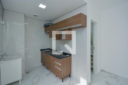 Cozinha e Área de Serviço de apartamento para alugar com 1 quarto, 29m² em Jardim Sabara, São Paulo
