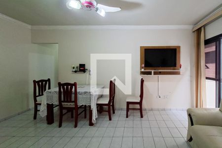 Sala de apartamento para alugar com 1 quarto, 58m² em Guilhermina, Praia Grande