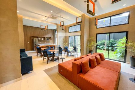 Área comum de kitnet/studio para alugar com 1 quarto, 29m² em Pinheiros, São Paulo