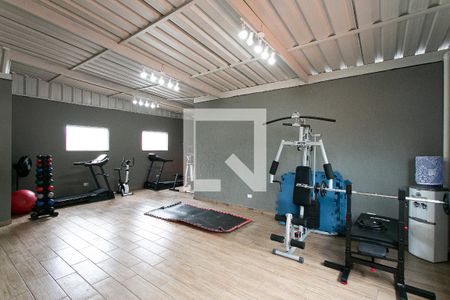 Área comum - Academia de apartamento para alugar com 1 quarto, 35m² em Vila Antonina, São Paulo
