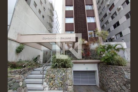 Fachada do Prédio de kitnet/studio para alugar com 1 quarto, 28m² em Centro, Florianópolis