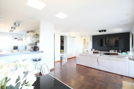 Sala de apartamento à venda com 3 quartos, 130m² em Panamby, São Paulo