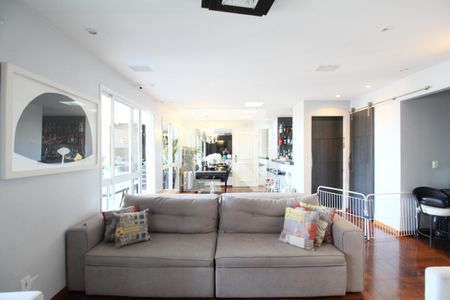 Sala de apartamento à venda com 3 quartos, 130m² em Panamby, São Paulo