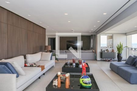 Sala de apartamento à venda com 3 quartos, 223m² em Vila Romana, São Paulo