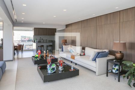 Sala de apartamento à venda com 3 quartos, 223m² em Vila Romana, São Paulo