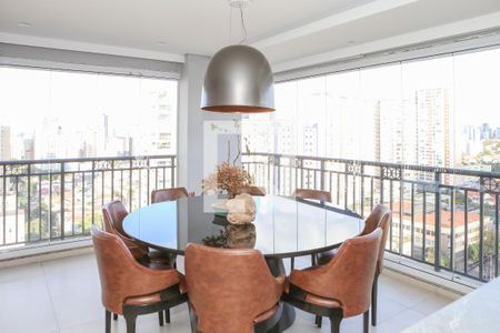 Varanda Gourmet de apartamento à venda com 3 quartos, 223m² em Vila Romana, São Paulo