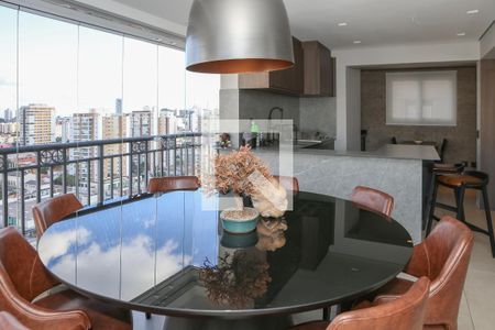 Varanda Gourmet de apartamento à venda com 3 quartos, 223m² em Vila Romana, São Paulo