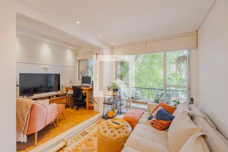 Sala de apartamento à venda com 1 quarto, 50m² em Alto de Pinheiros, São Paulo