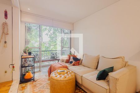 Sala de apartamento à venda com 1 quarto, 50m² em Alto de Pinheiros, São Paulo