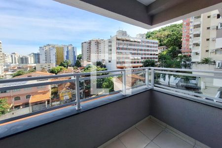 Varanda da Sala de apartamento à venda com 1 quarto, 37m² em Santa Rosa, Niterói