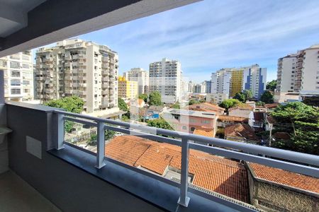 Varanda da Sala de apartamento à venda com 1 quarto, 37m² em Santa Rosa, Niterói