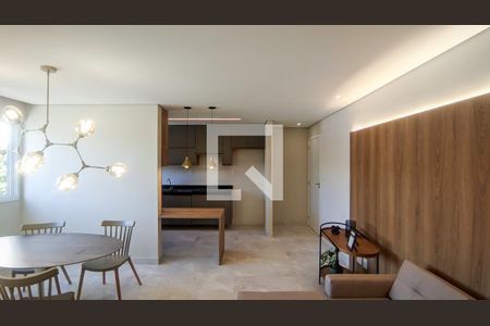 Sala de apartamento à venda com 3 quartos, 74m² em Sagrada Família, Belo Horizonte