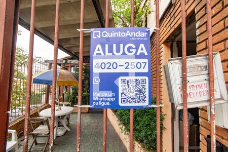 Placa de kitnet/studio para alugar com 1 quarto, 25m² em Vila Clementino, São Paulo