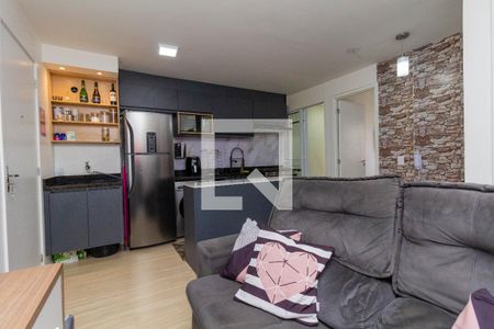 Sala/Cozinha de apartamento à venda com 2 quartos, 40m² em Cangaiba, São Paulo