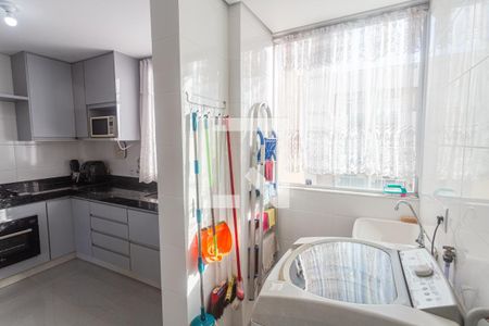 Área de Serviço de apartamento à venda com 3 quartos, 74m² em Ana Lúcia, Belo Horizonte