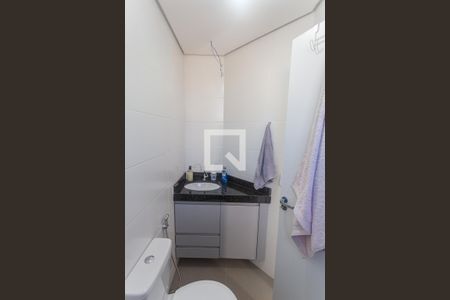 Banheiro da Suíte de apartamento à venda com 3 quartos, 74m² em Ana Lúcia, Belo Horizonte