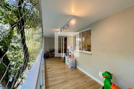 Varanda de apartamento à venda com 3 quartos, 106m² em Laranjeiras, Rio de Janeiro