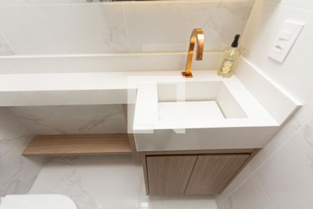 Banheiro de apartamento à venda com 1 quarto, 46m² em Recanto Paraíso, São Paulo