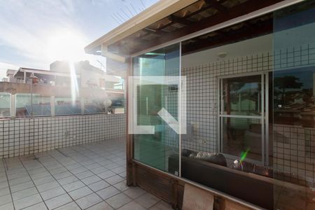 Área de Cobertura de apartamento à venda com 4 quartos, 170m² em Itapoã, Belo Horizonte