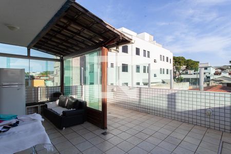 Área de Cobertura de apartamento à venda com 4 quartos, 170m² em Itapoã, Belo Horizonte