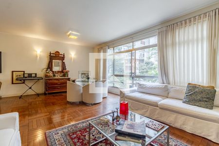 Sala de apartamento à venda com 2 quartos, 162m² em Jardim Paulista, São Paulo
