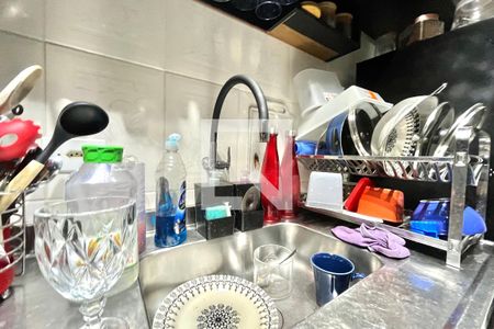 Cozinha de apartamento à venda com 1 quarto, 48m² em Vila Guarani, São Paulo