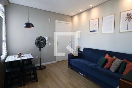 Sala de apartamento para alugar com 2 quartos, 45m² em Parque Enseada, Guarujá