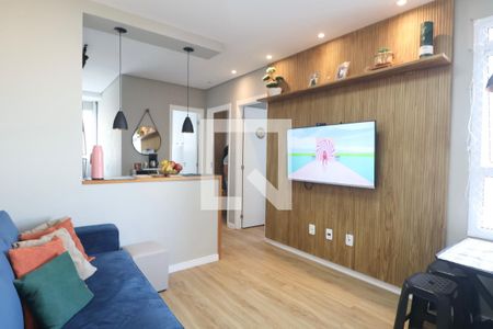 Sala de apartamento para alugar com 2 quartos, 45m² em Parque Enseada, Guarujá