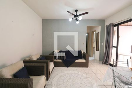 Sala de apartamento para alugar com 2 quartos, 70m² em Loteamento Joao Batista Juliao, Guarujá