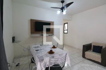 Sala de apartamento para alugar com 2 quartos, 70m² em Loteamento Joao Batista Juliao, Guarujá