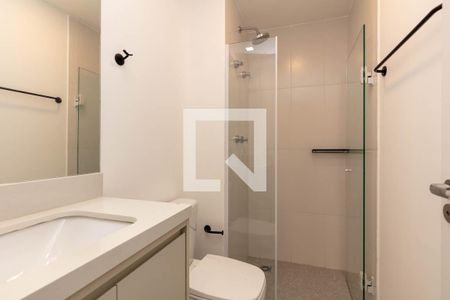 Banheiro de kitnet/studio para alugar com 1 quarto, 26m² em Santa Cecilia, São Paulo